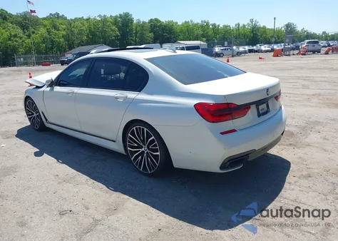 2019 BMW 740I z USA, uszkodzony, nr VIN WBA7E2C59KB217232
